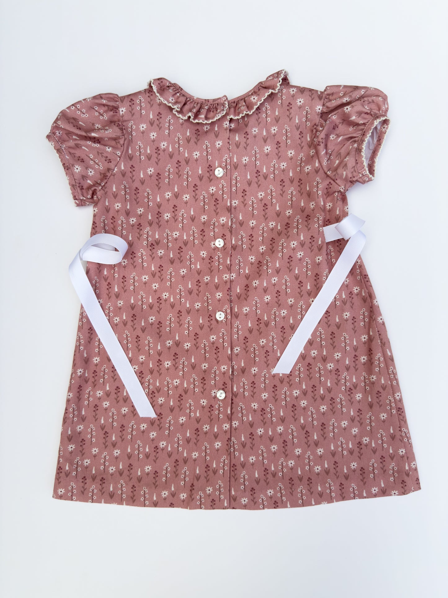 F09-25-1 Rose Print Dress