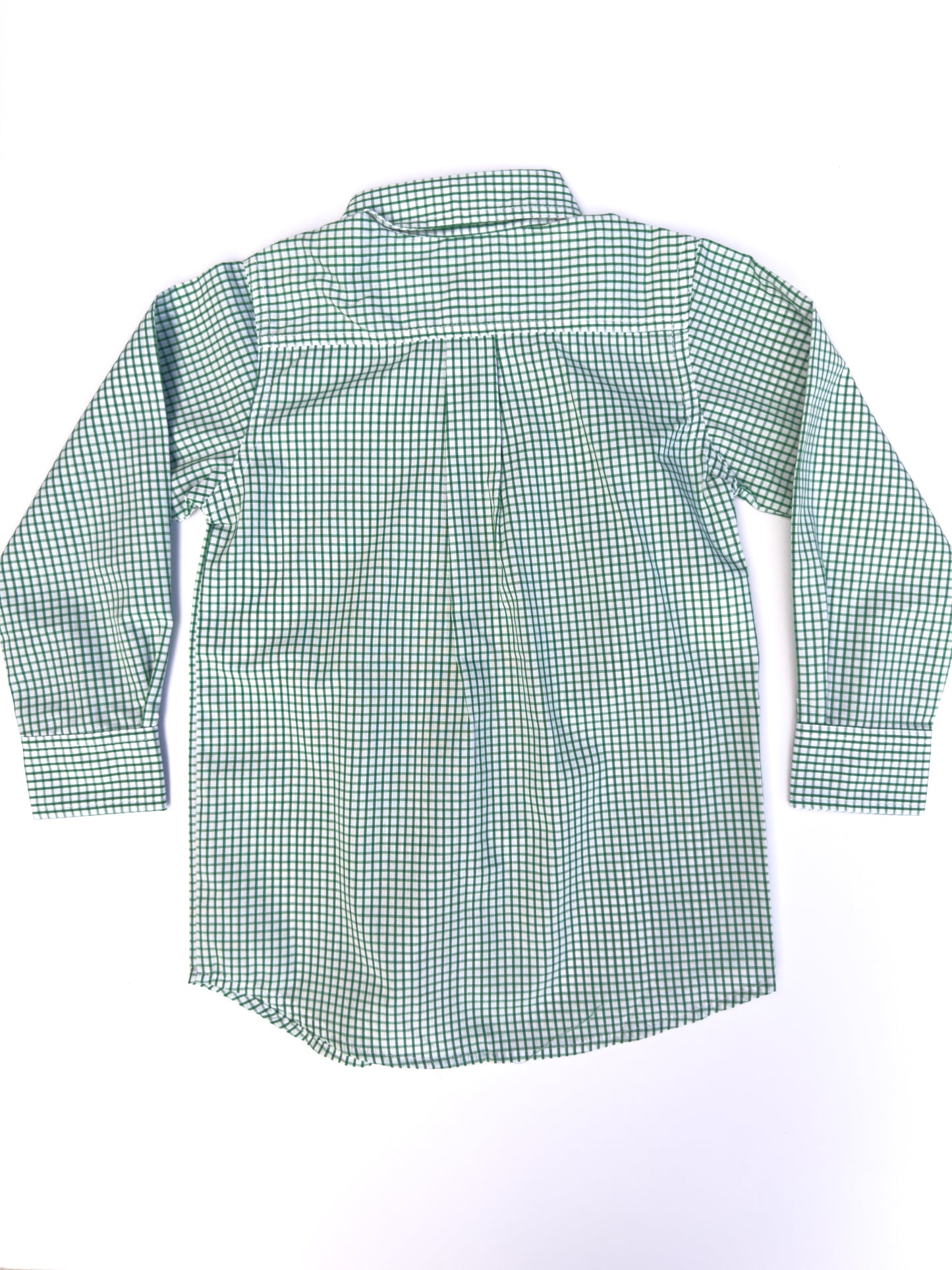 Green Window Pane Button Down