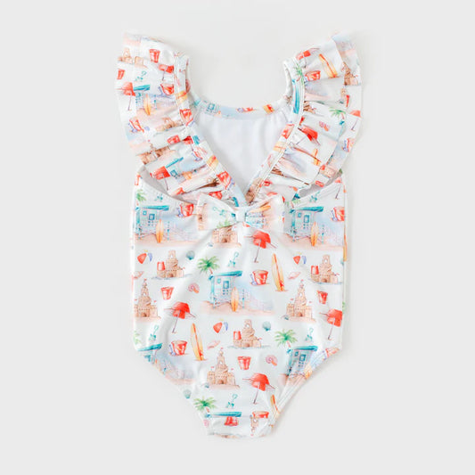 Beach Day One Piece Swimwear