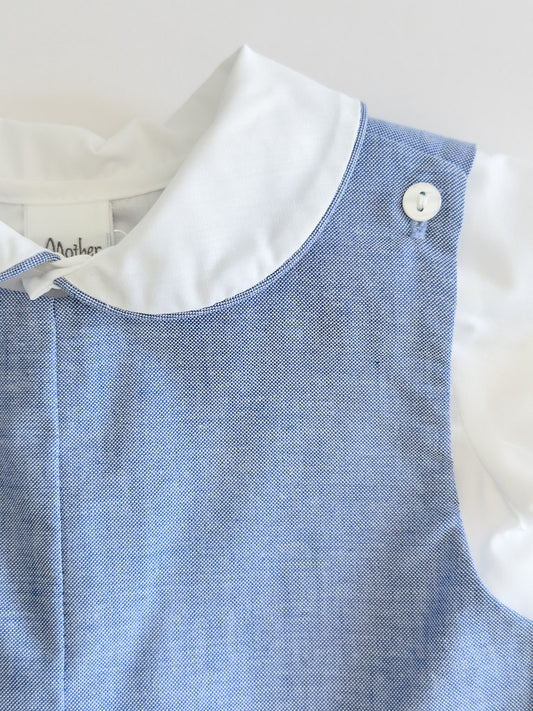 FH13-25-3 CHAMBAY SMOCKED OVERALL