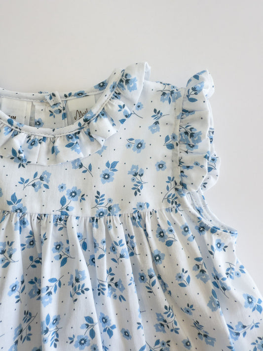 SS-03-25-01 Blue Flower Dress