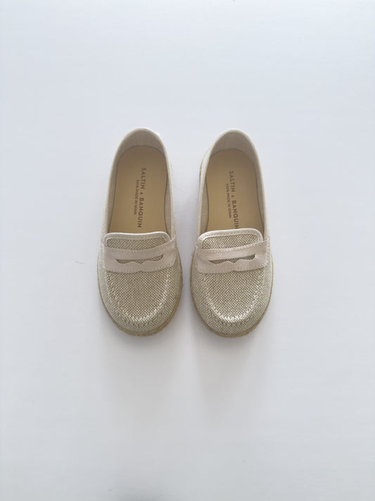 2186-09 Natural Linen Loafer