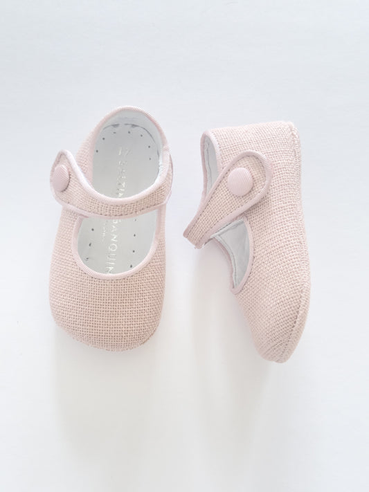 SB504 Linen Mary Jane Rosa