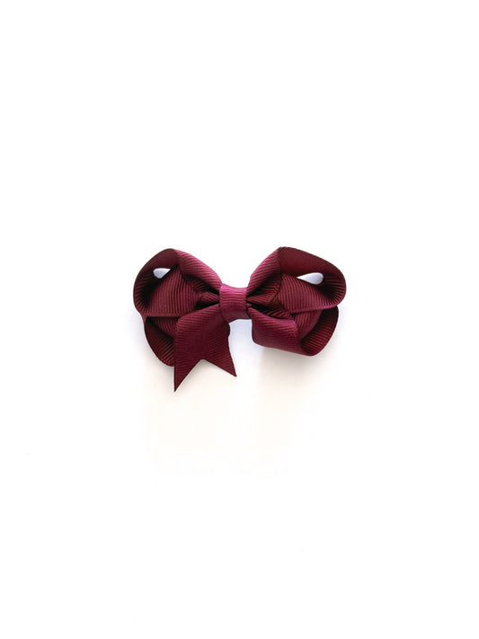 Burgundy Bow