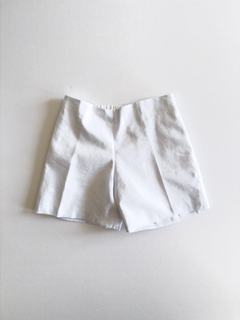 White Boys Pique Shorts SS-03-25-06