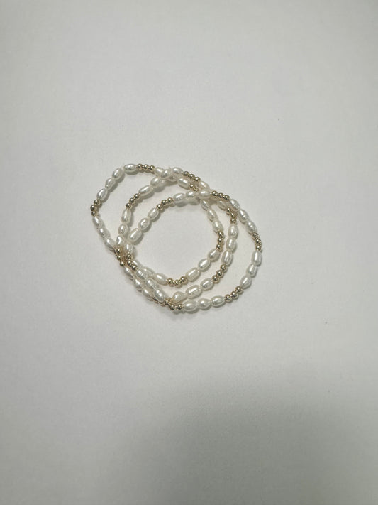 Pearl Bracelet Set