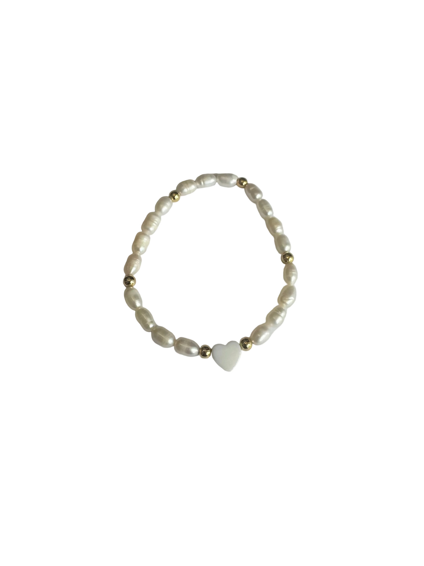 Heart Pearl Bracelet