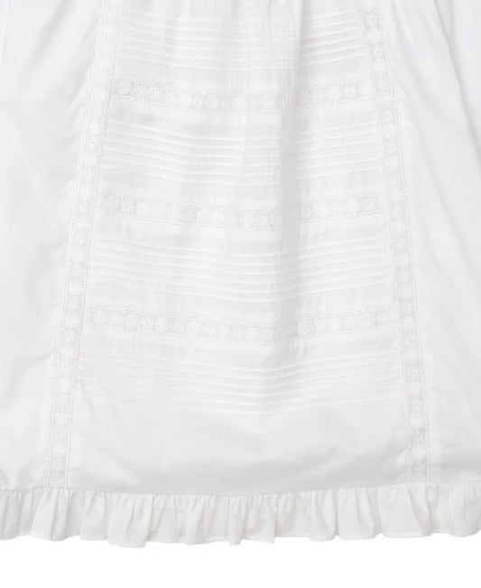 Nicole Embroidered Pima Cotton Gown