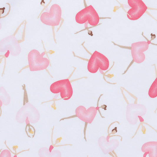 Dancing Hearts Zipper Pajama