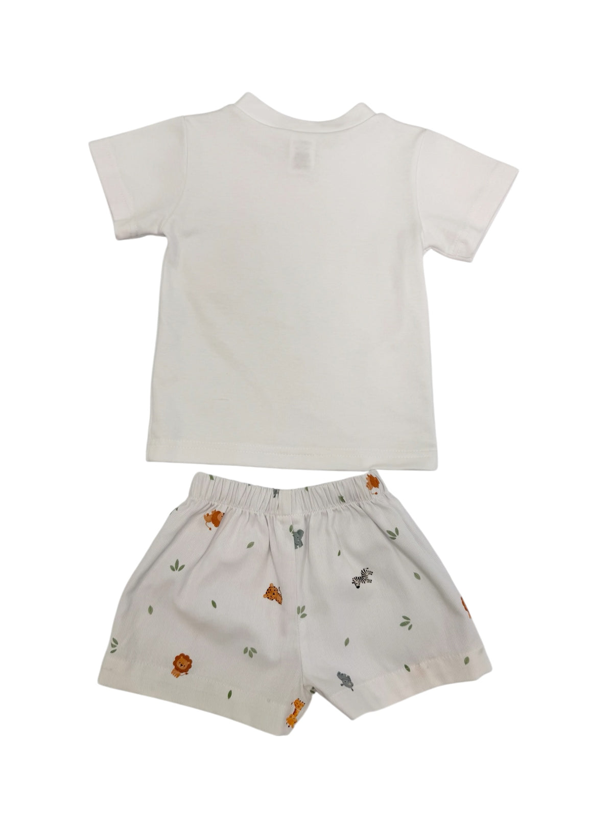 Tiny Safari Print Shorts Set