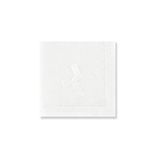 Gauze Cotton Bow Blanket 300