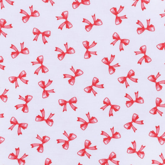 Scarlet Bows Long Pajamas