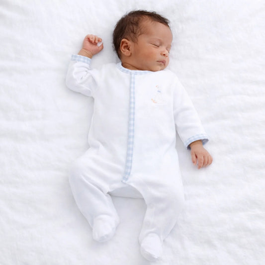 Light Blue Silly Goose Footie