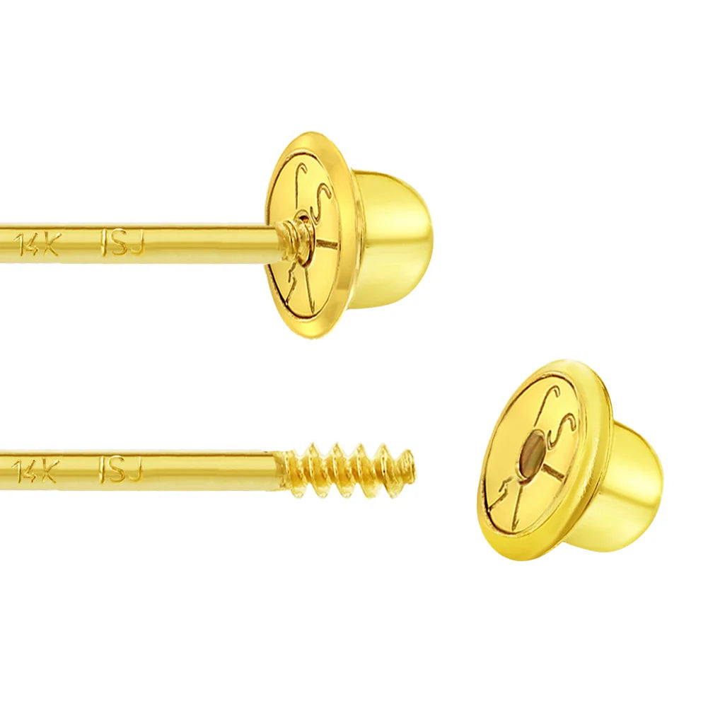 14K Gold Freshwater Pearl Earring