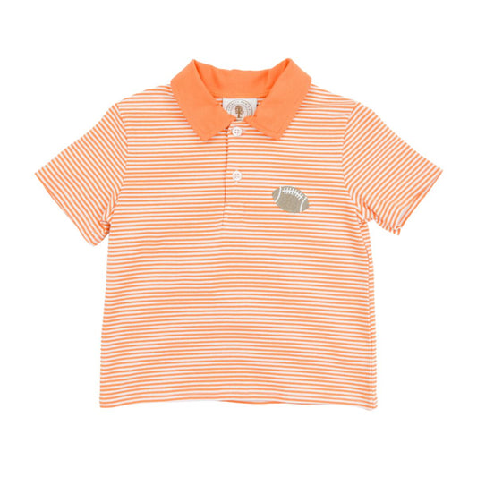Orange Stripe Tailgate Polo