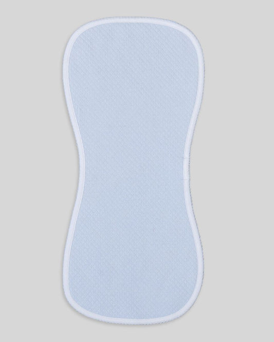 Blue Baby Burp Cloth