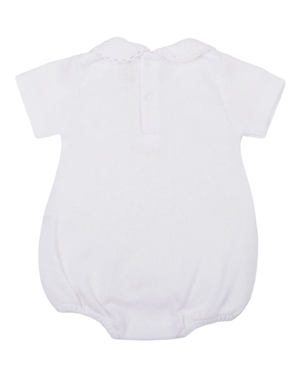 Milen White Knit Bubble