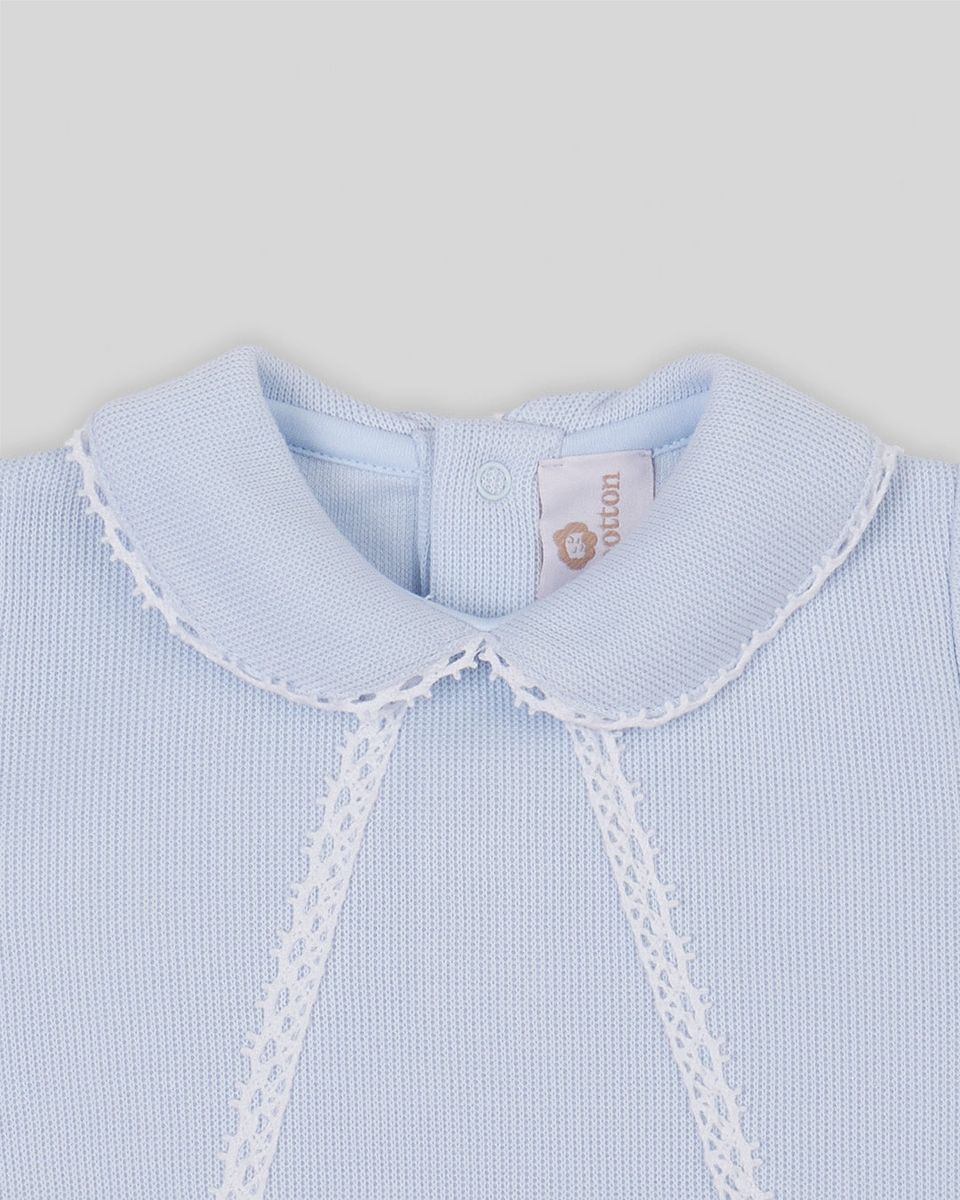 Milen Blue Knit Bubble