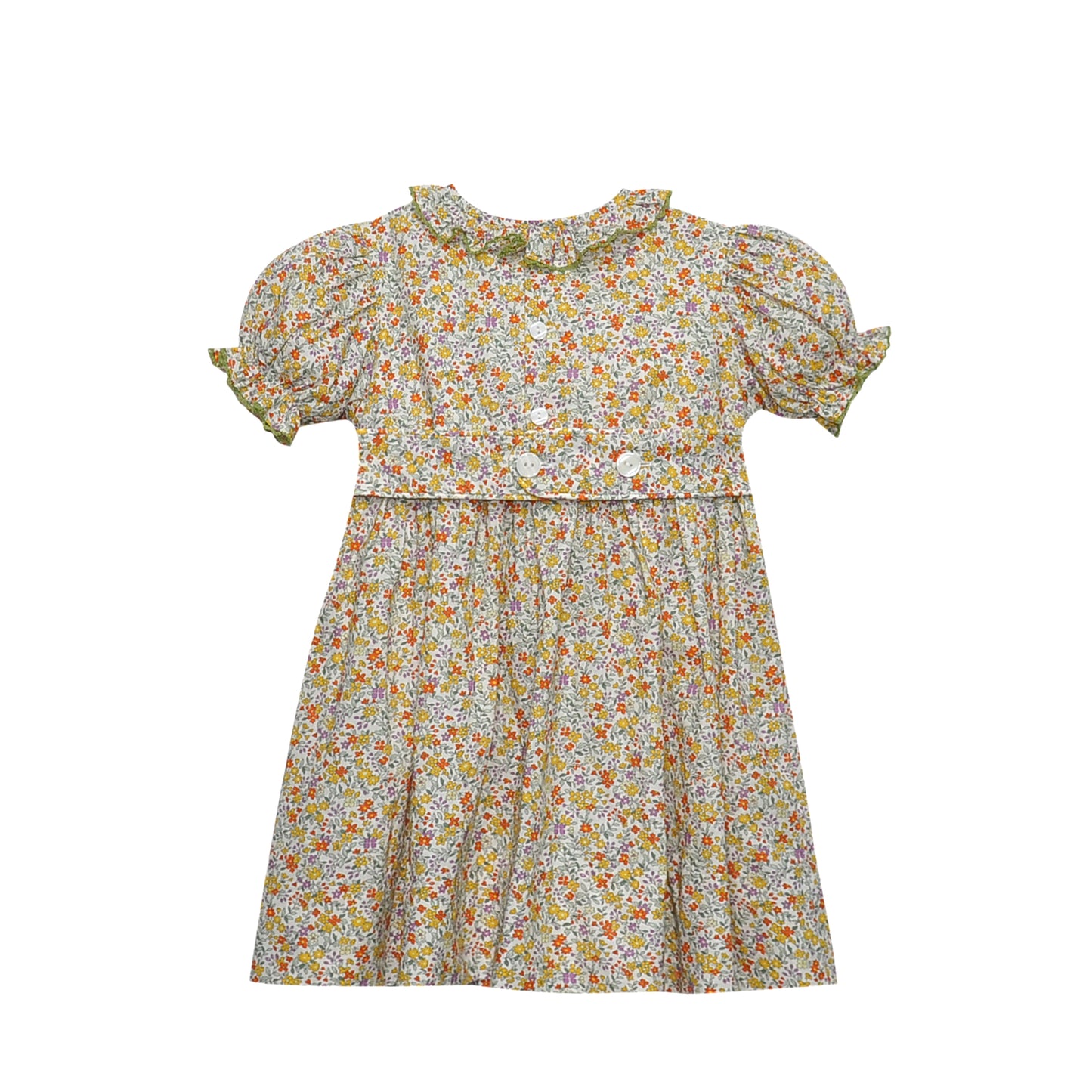 Yellow Flower Juliette Dress