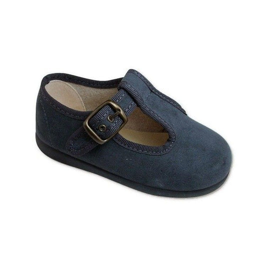 1136-02 Grey T-Straps