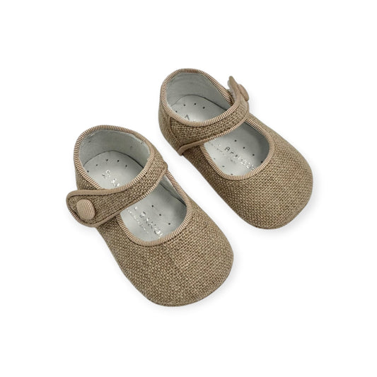 Natural Linen Mary Jane SB504