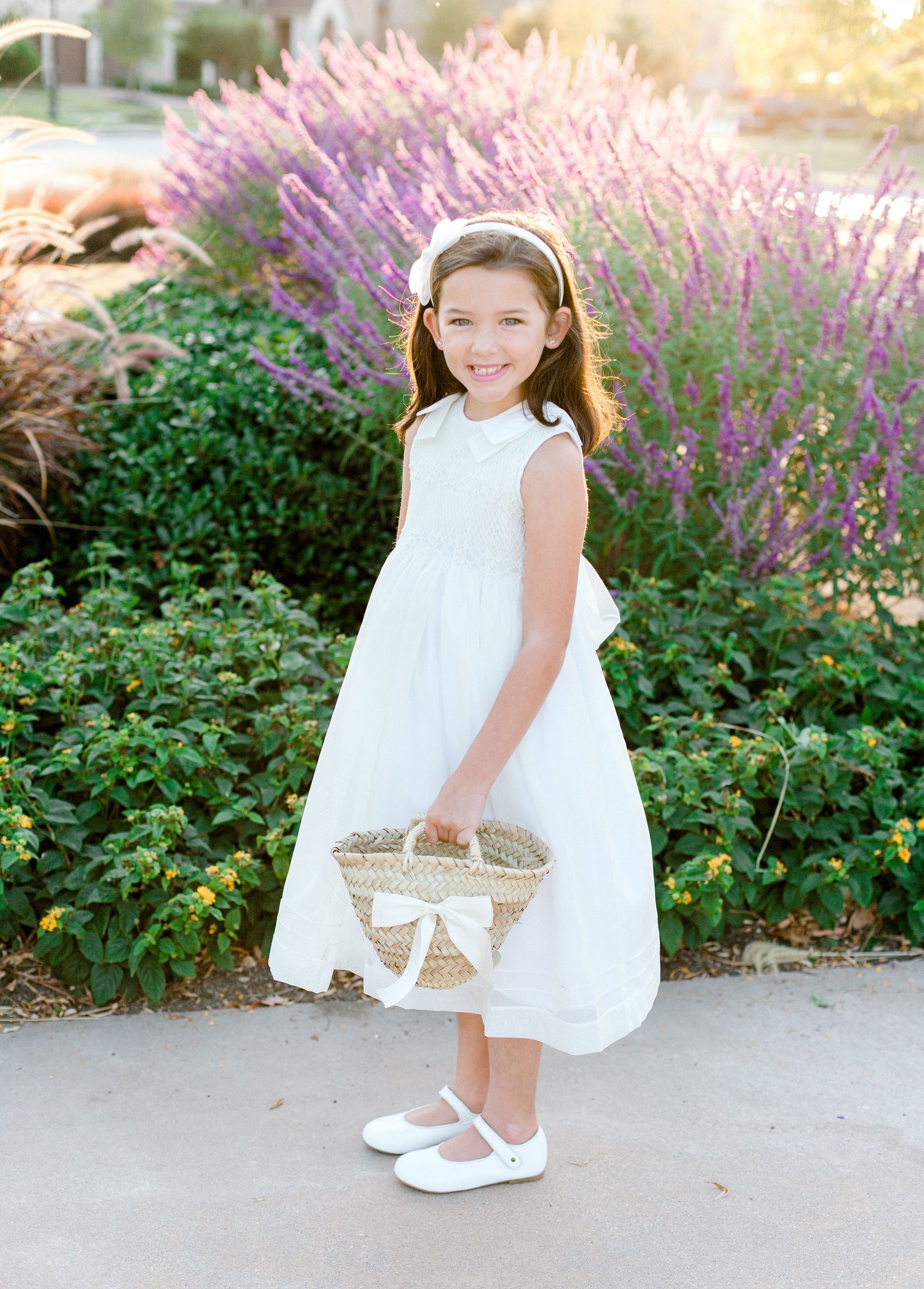 Angelina Organza Smocked Special Occasion Dress