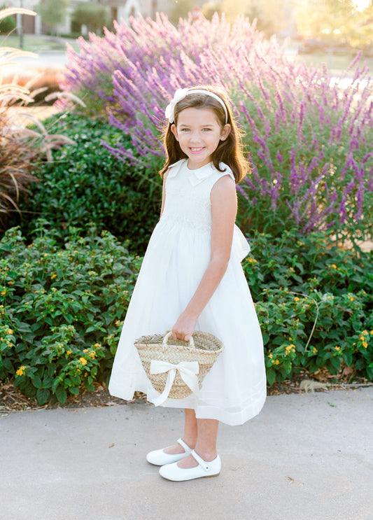 Angelina Organza Smocked Special Occasion Dress