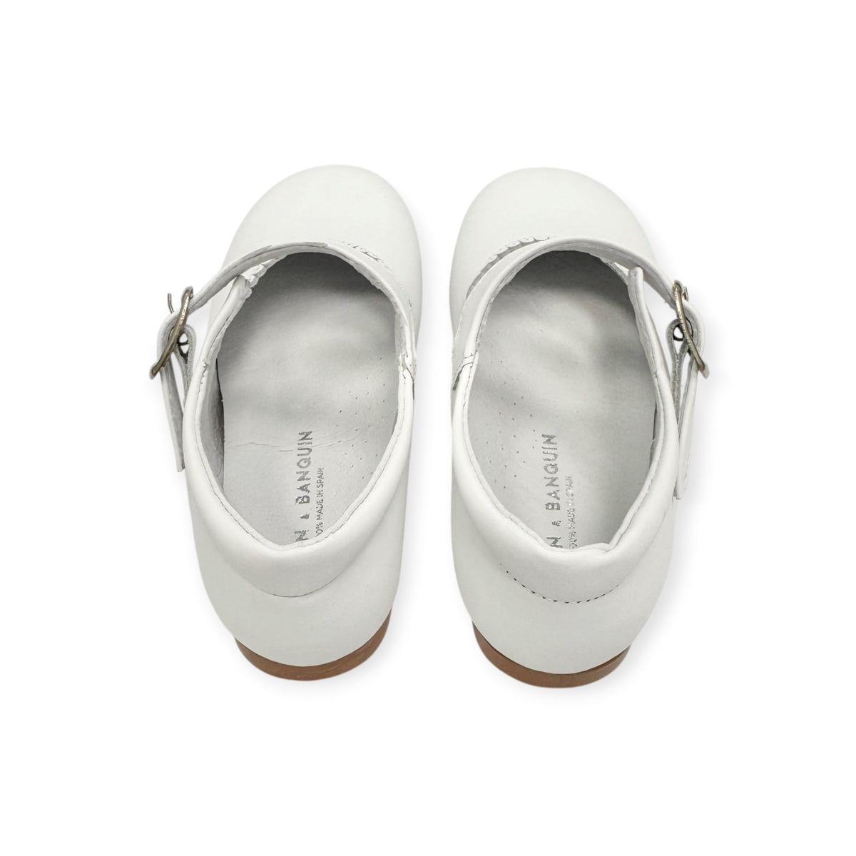 White Leather Mary Jane SB1069