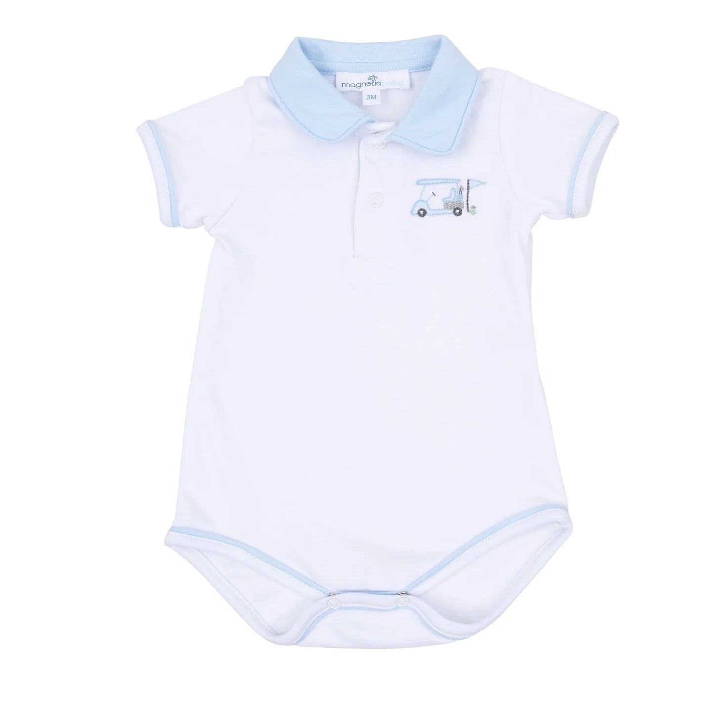 Little Golfer Collared Onesie