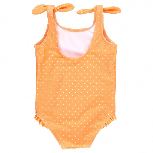 Melon Polka Dot One Piece