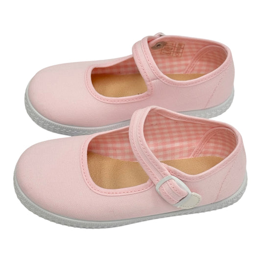 51201 Pink Canvas Mary Jane Sneaker