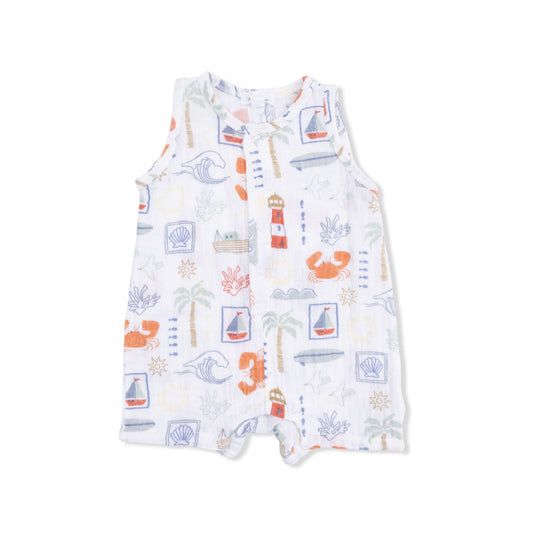 Club Mediterranean Shortie Romper