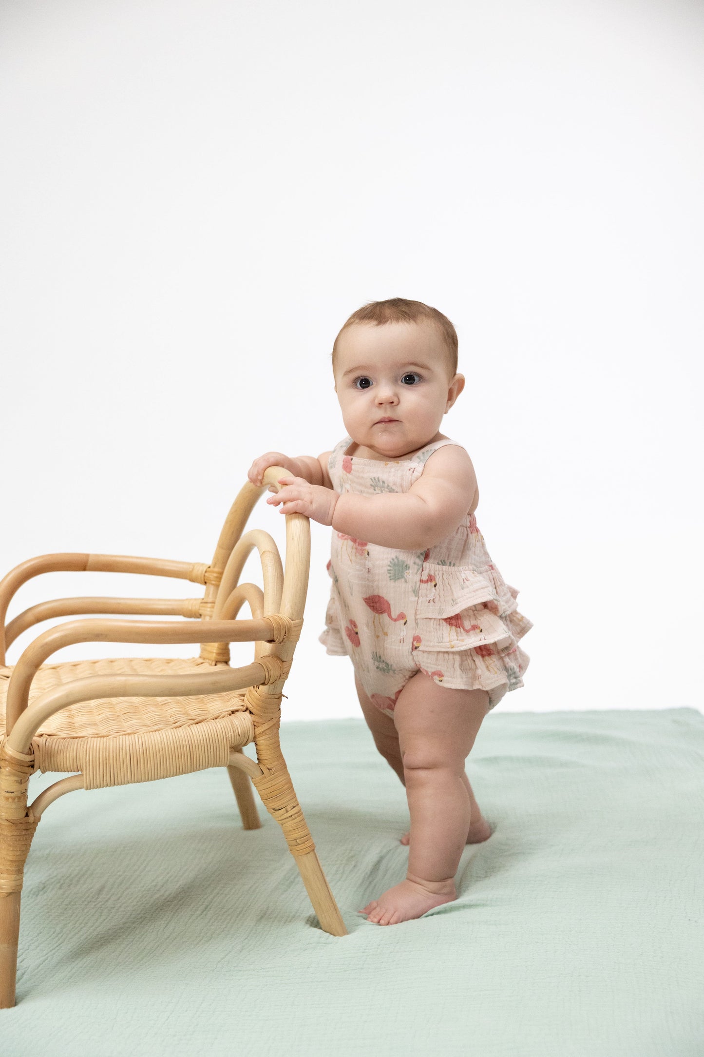 Flamingos - Ruffle Sunsuit