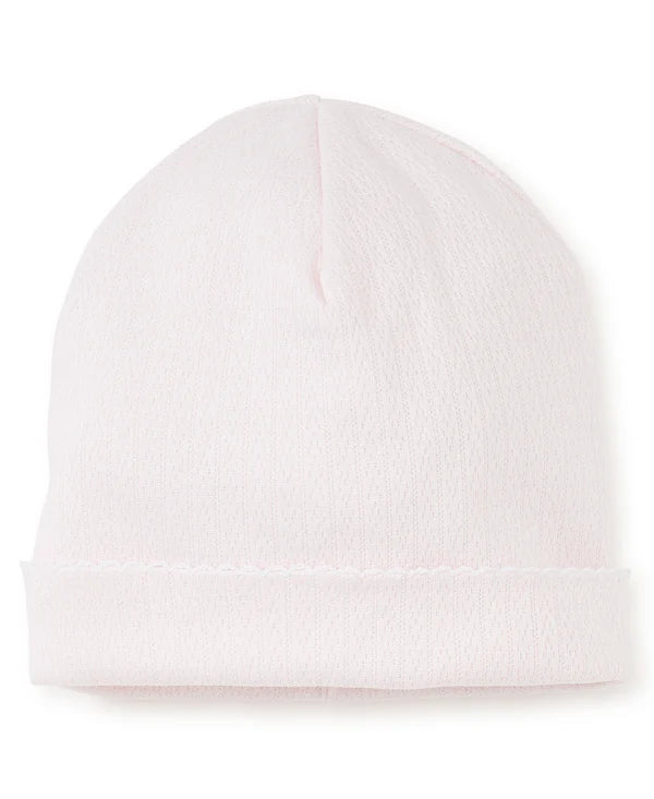Kissy Pointelle Hat - Pink