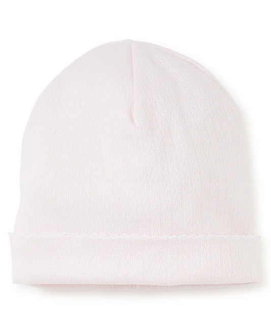 Kissy Pointelle Hat - Pink