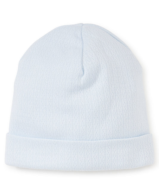 14106 - Kissy Pointelle Hat - Light Blue