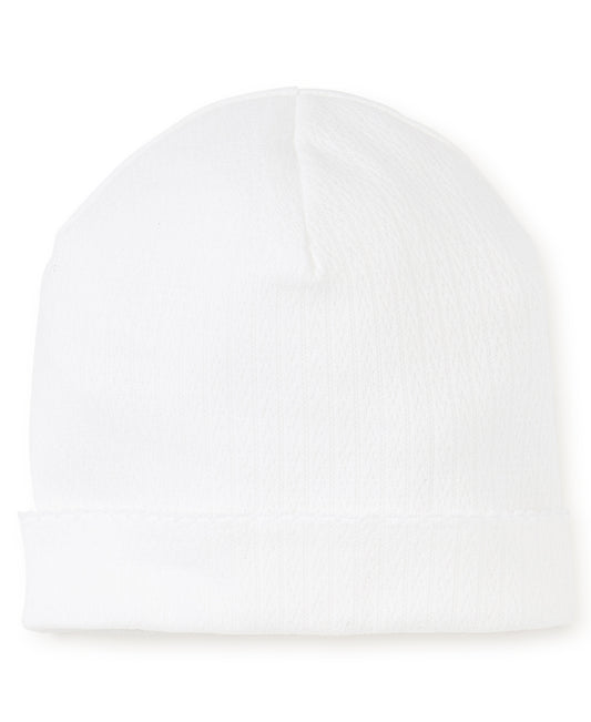 14106 - Kissy Pointelle Hat - White