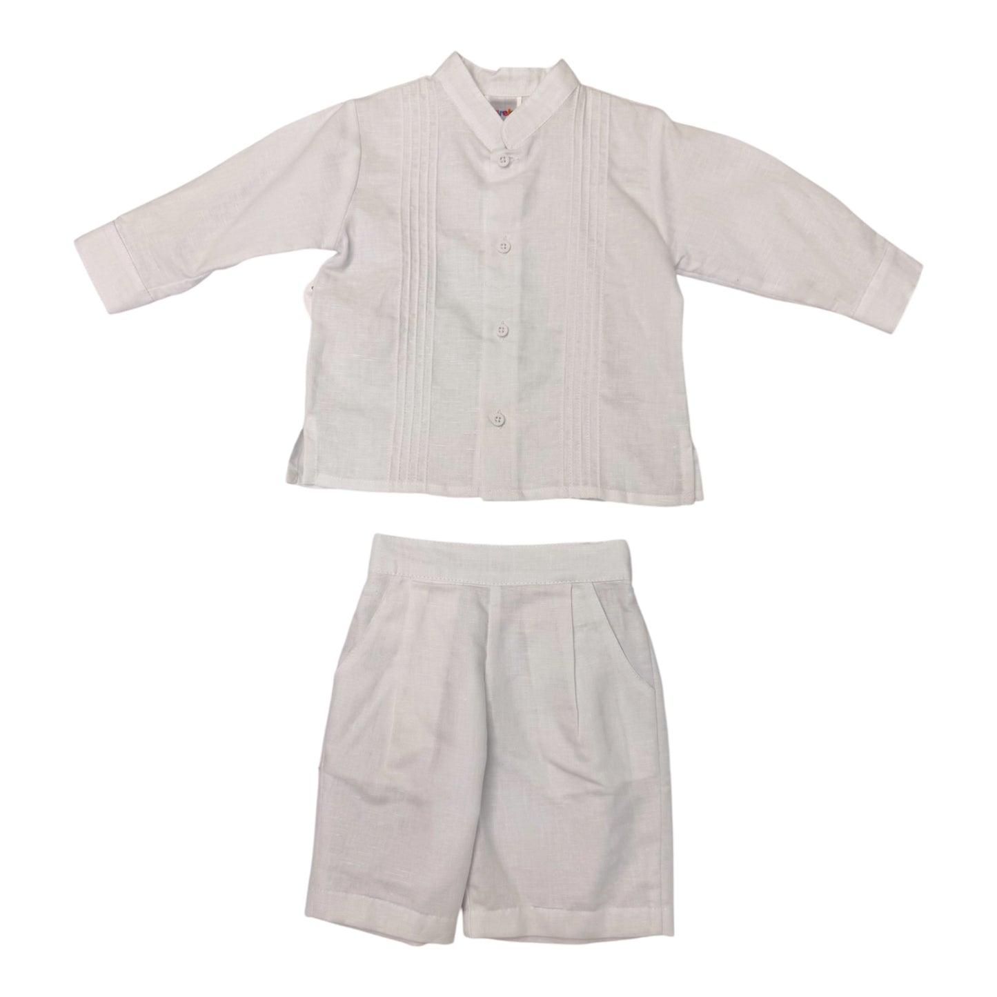 547 White Linen Set