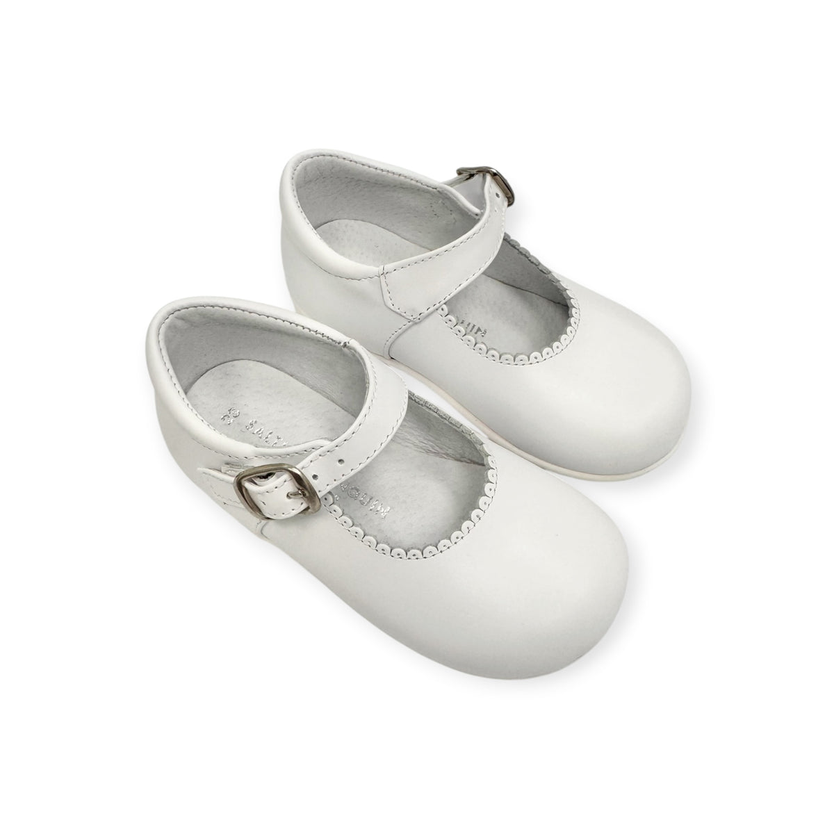 White Leather Mary Jane 1069