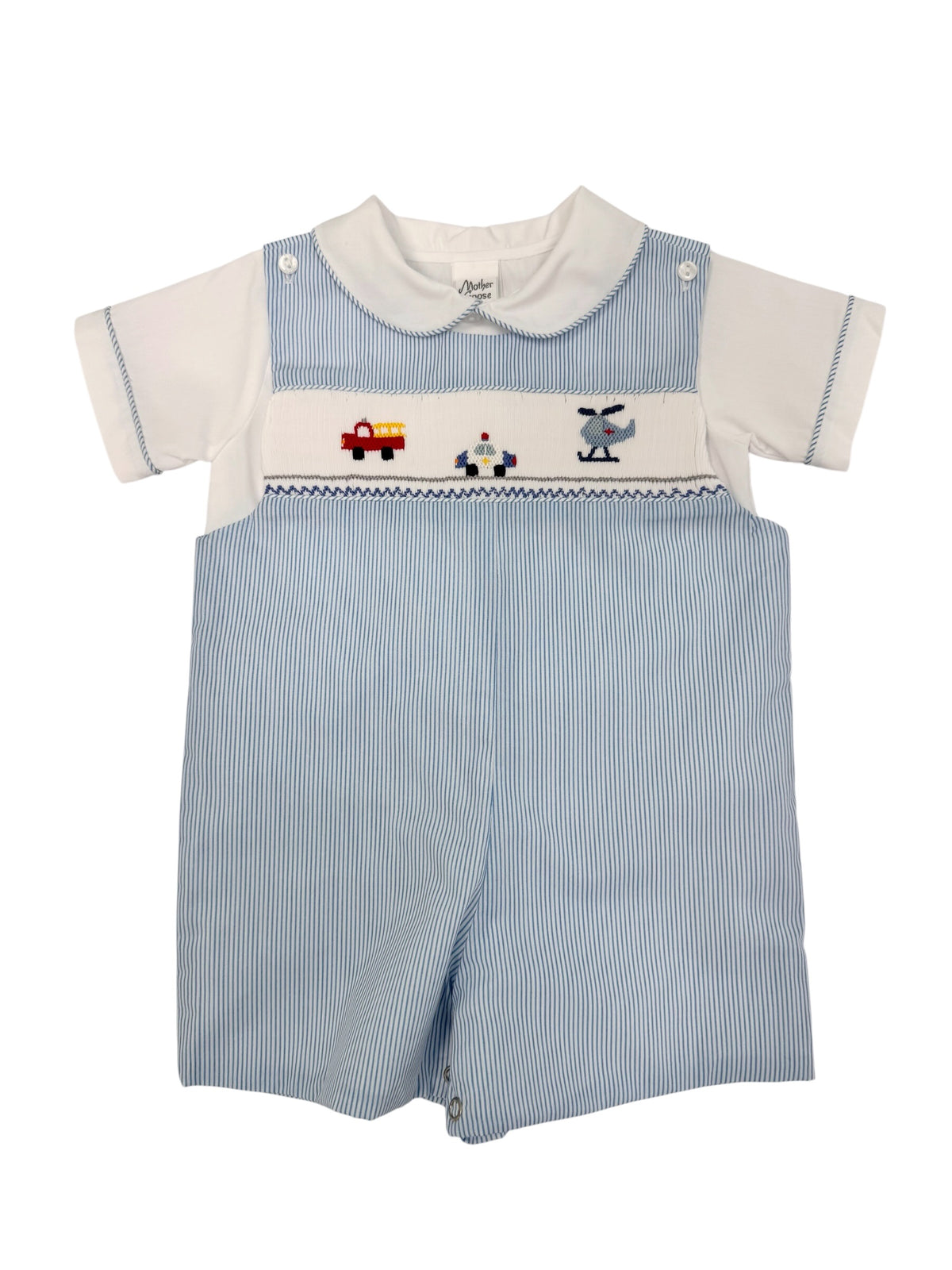 Sirens & Sparks Smocked Overall Set