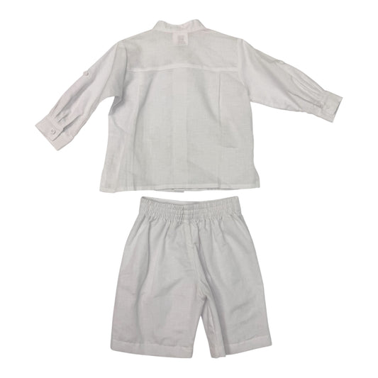 547 White Linen Set