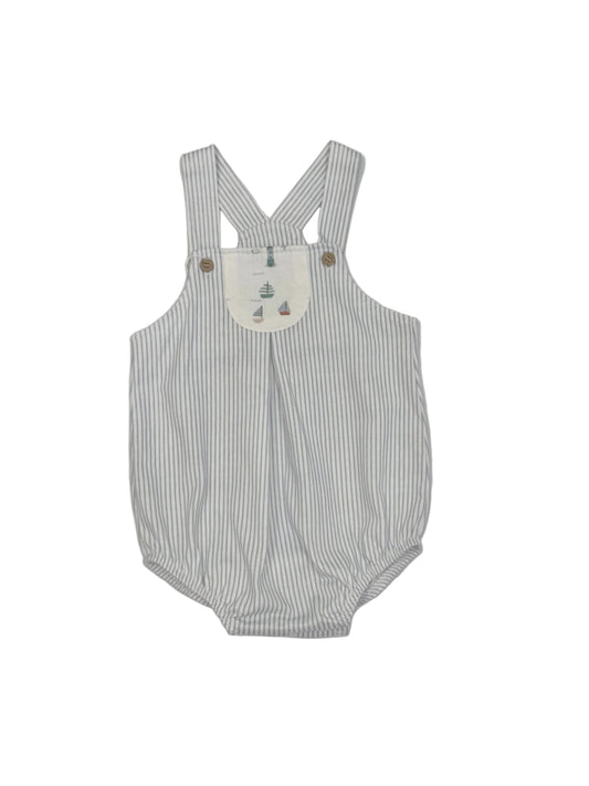 Mirada Blue Stripe Overall Bubble 33221