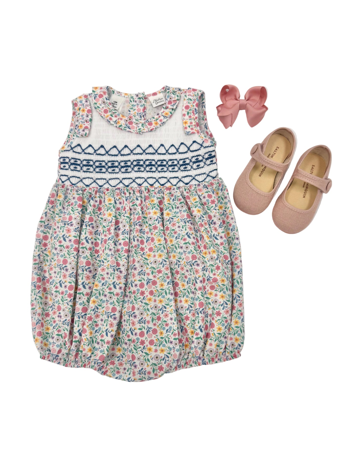 Primrose Garden Smocked Romper