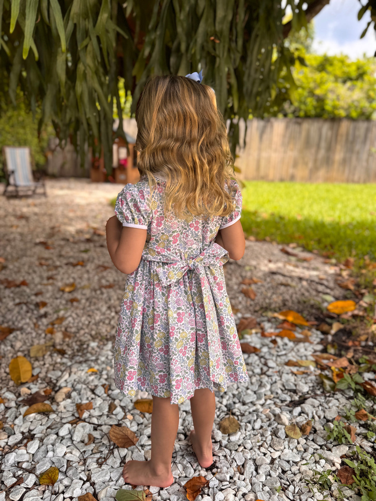 The Chelsea Garden Pink Smocked Dress