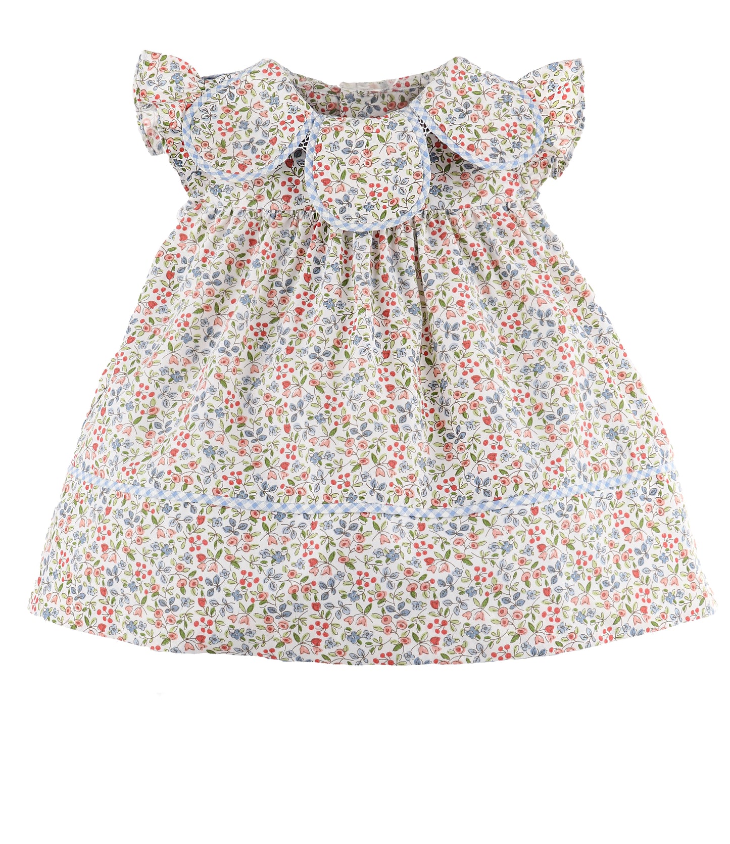 Americana Print Petal Float Dress