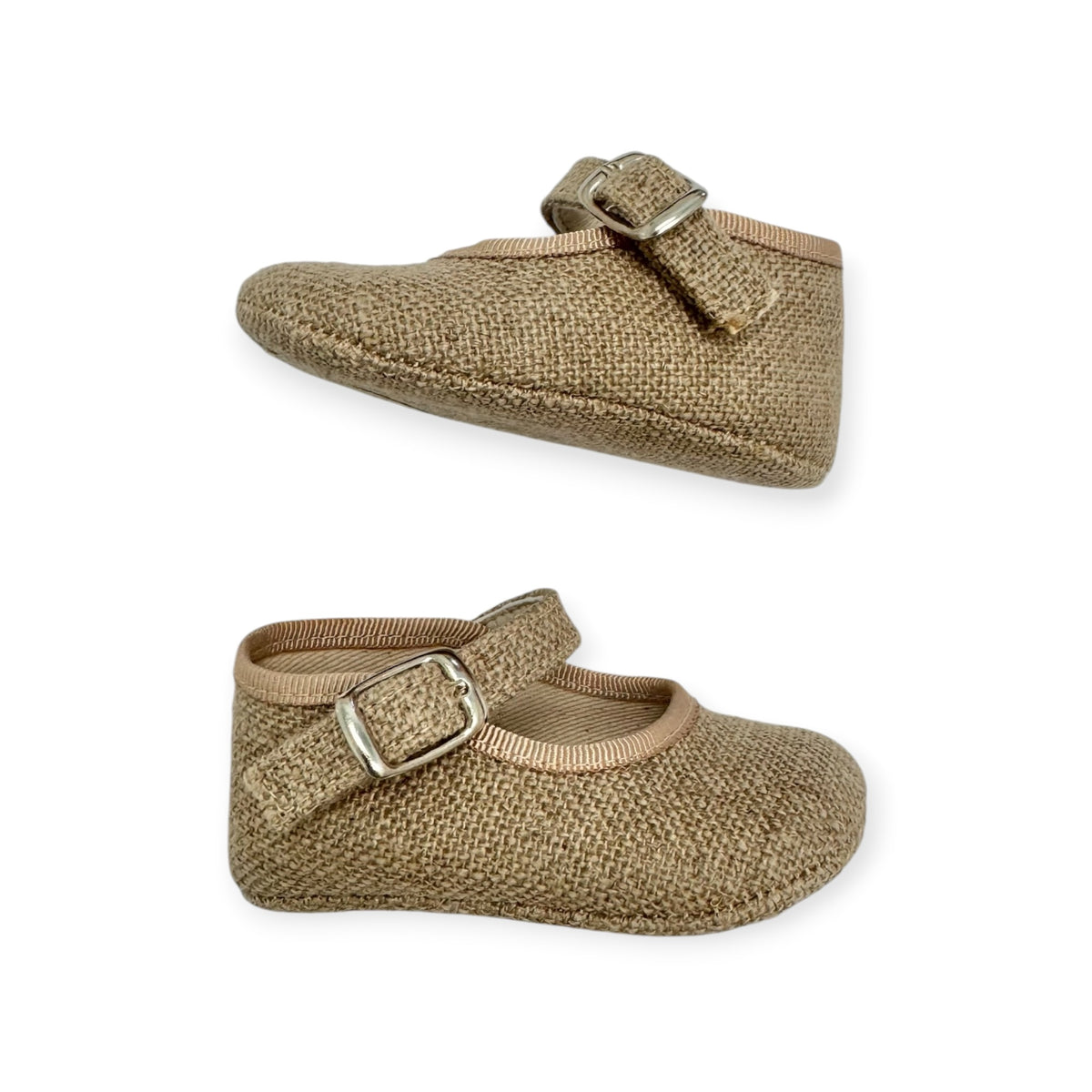 Natural Linen Mary Jane SB1059