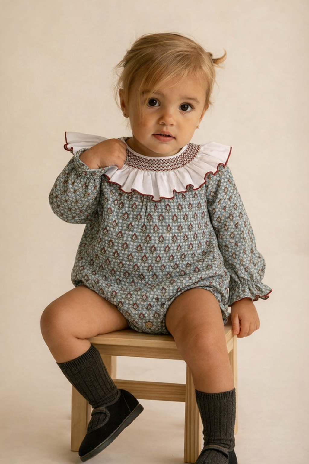 Lluvia Smocked Romper 30636