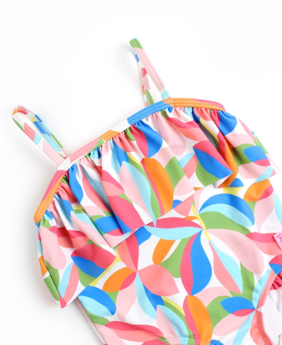 Tropical Adventure Ruffle One Piece