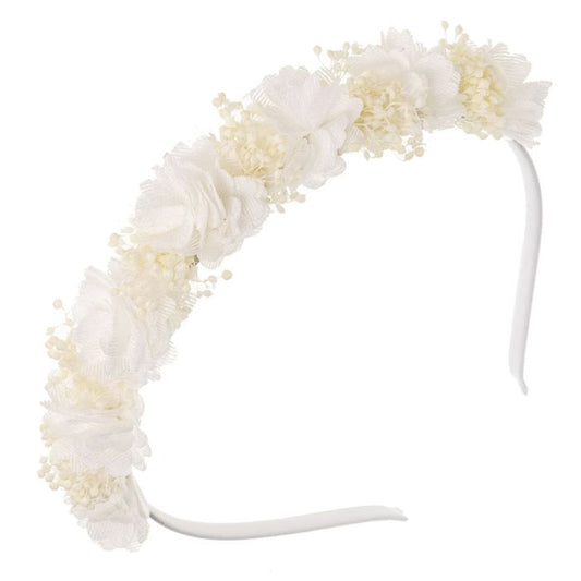 Floral Headband  with Bambula & Gypsophila