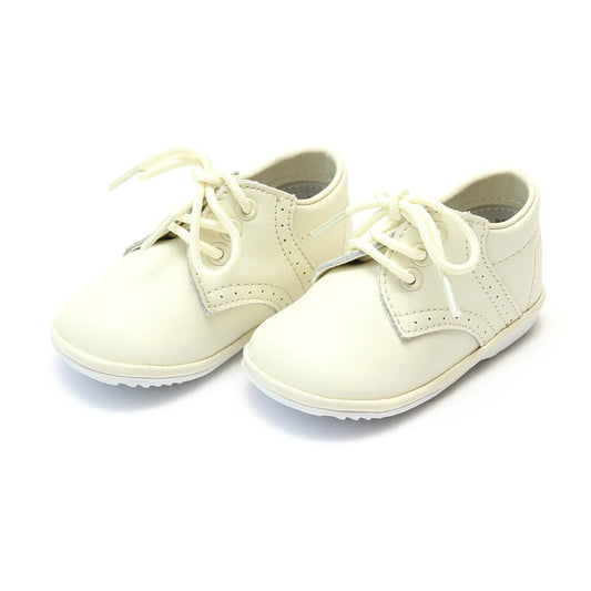 James Ecru Leather Lace Up Shoe 2157